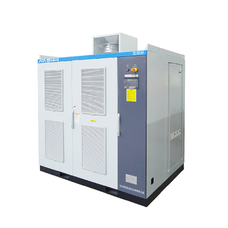 ATA QBMV Series Medium Voltage Variable Frequency Drive Angled View
